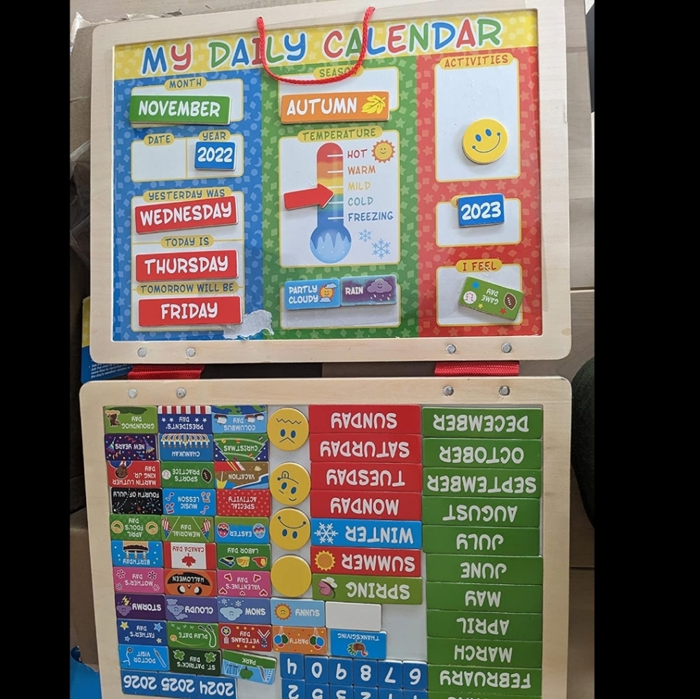 Melissa and doug daily calendar